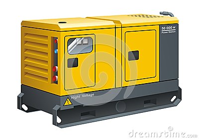 Stationary Diesel Generator Royalty Free Stock Image   Image  26732896