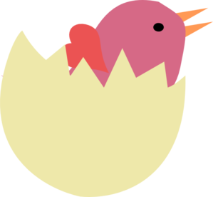 Bird In Broken Egg Clip Art At Clker Com   Vector Clip Art Online