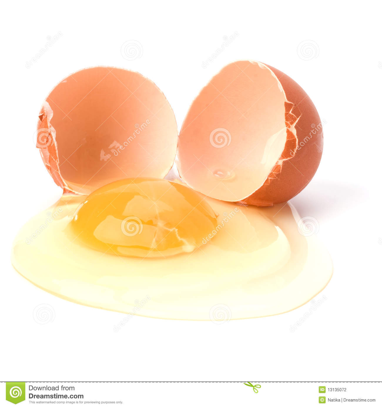 Broken Egg Stock Photography   Image  13135072