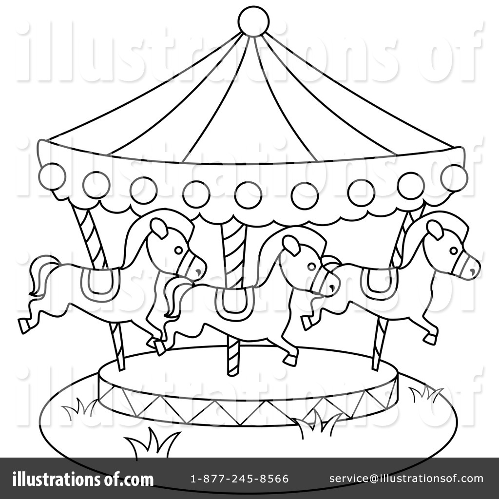 Carousel Clipart  1049883 By Bnp Design Studio   Royalty Free  Rf