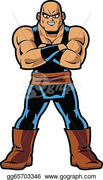 Clipart   Anime Manga Muscle Man  Stock Illustration Gg65703346