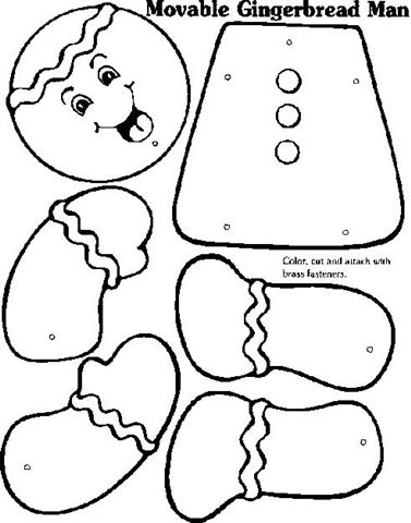 Gingerbread Outline Template   Free Cliparts That You Can Download