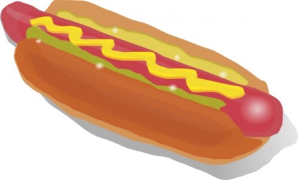 Hot Dog Sandwich Clip Art Free Vector In Open Office Drawing Svg