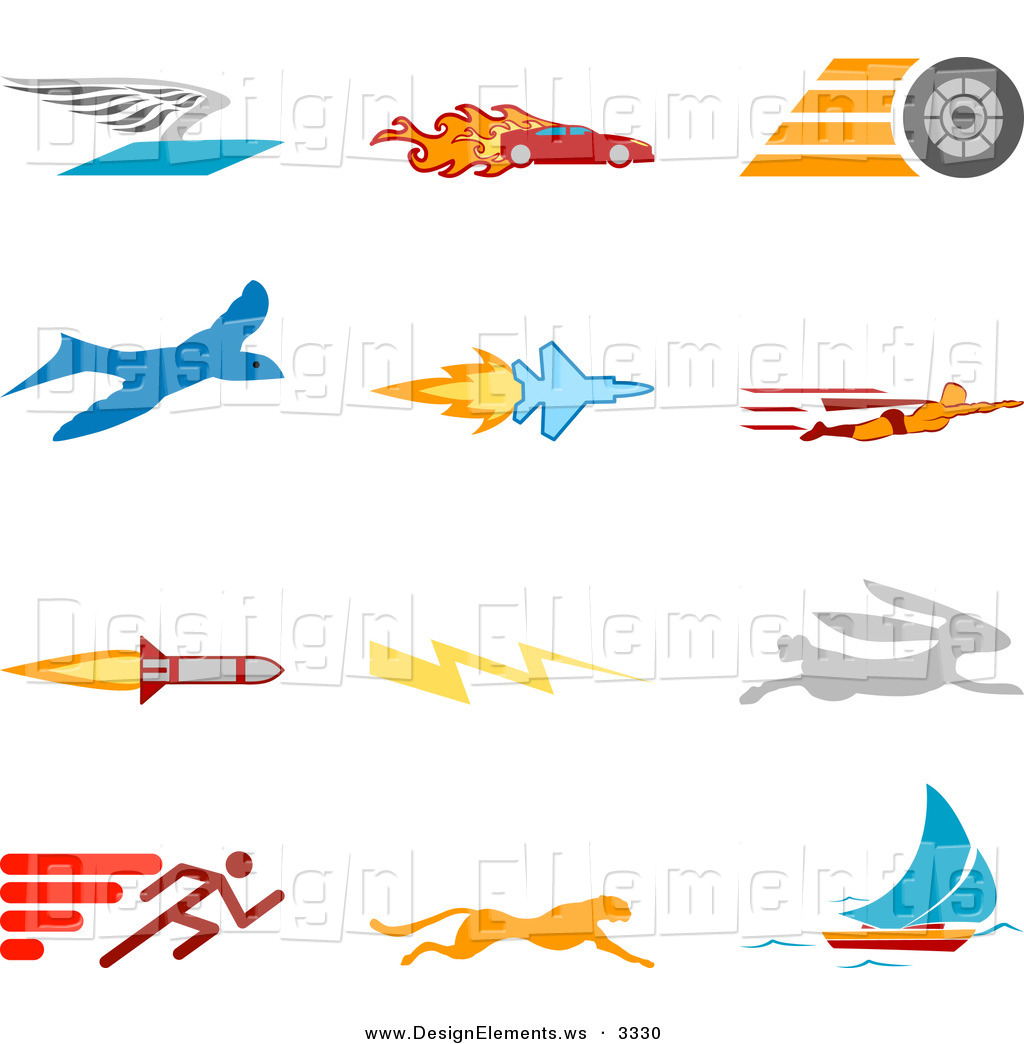 Icons Of A Winged Envelope Flaming Race Car Tire Blue Dove Flying
