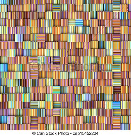 Illustration   Tile Mosaic Pattern Backdrop In Striped Rainbow Color