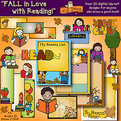     Love With Reading Clipart Printables Fall In Love With Reading Clipart