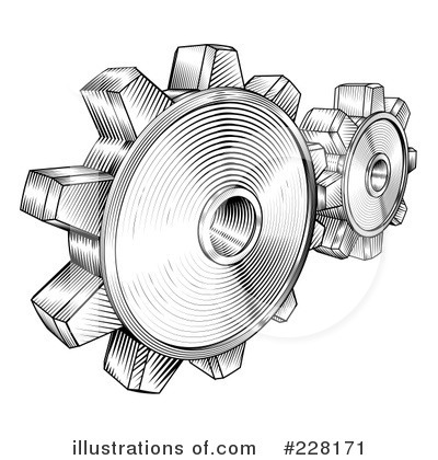 Mechanical Gears Clipart More Clip Art Illustrations Of