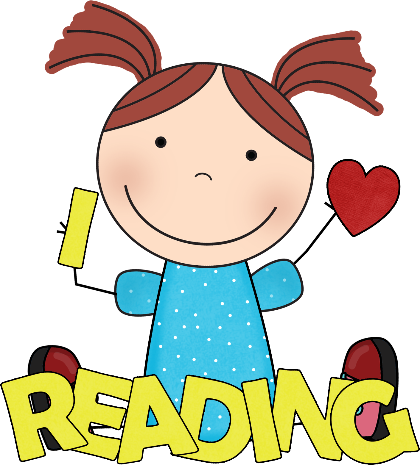 Presenting  12  Galleries For  I Love Reading Clip Art    