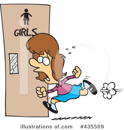 Royalty Free  Rf  Restroom Clipart Illustration By Ron Leishman