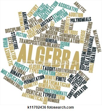 Stock Photo   Word Cloud For Algebra  Fotosearch   Search Stock Photos