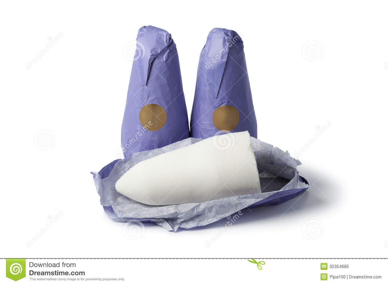 Sugar Cone Clipart Sugar Cones In Blue Paper