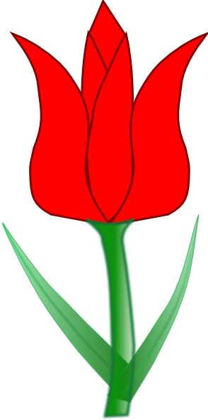 Tulip Clip Art At Clker Com   Vector Clip Art Online Royalty Free