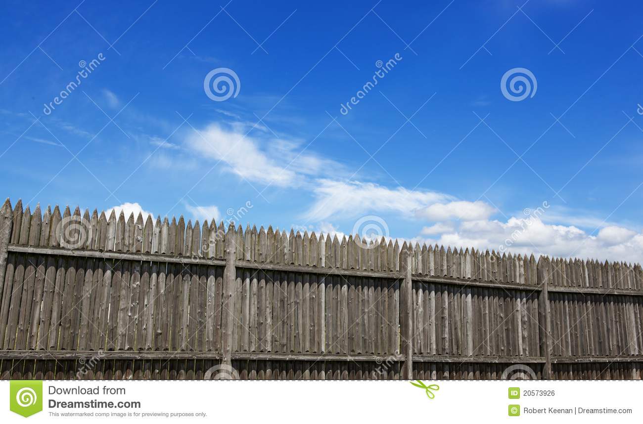 Wood Fort Wall Royalty Free Stock Image   Image  20573926