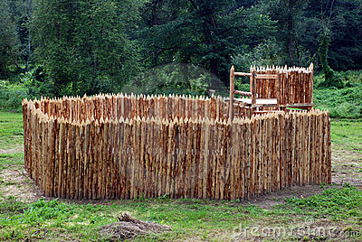 Wooden Fort Royalty Free Stock Images   Image  15733749
