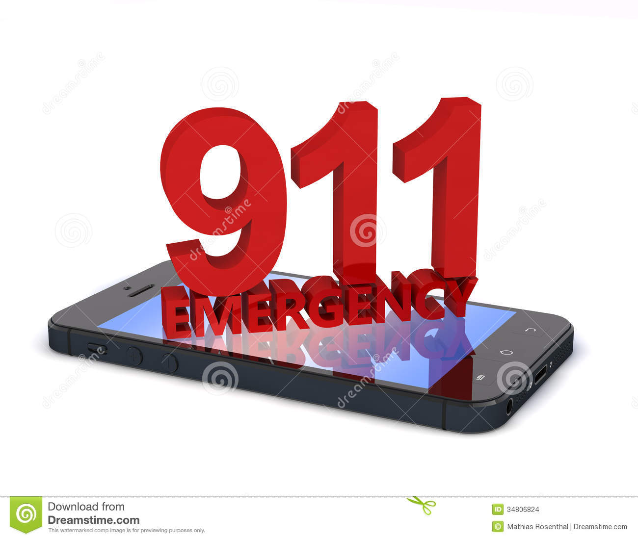 911 Phone Stock Images   Image  34806824