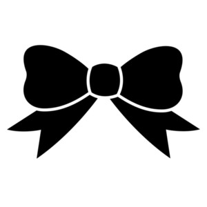 Bow Black And White Clipart   Clipart Best