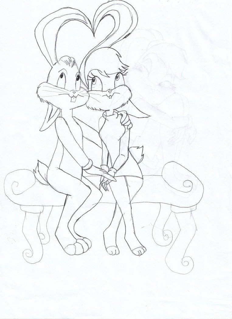 Bugs Bunny And Baby Lola Bunny Coloring Pages Baby Lola Bunny And Bugs