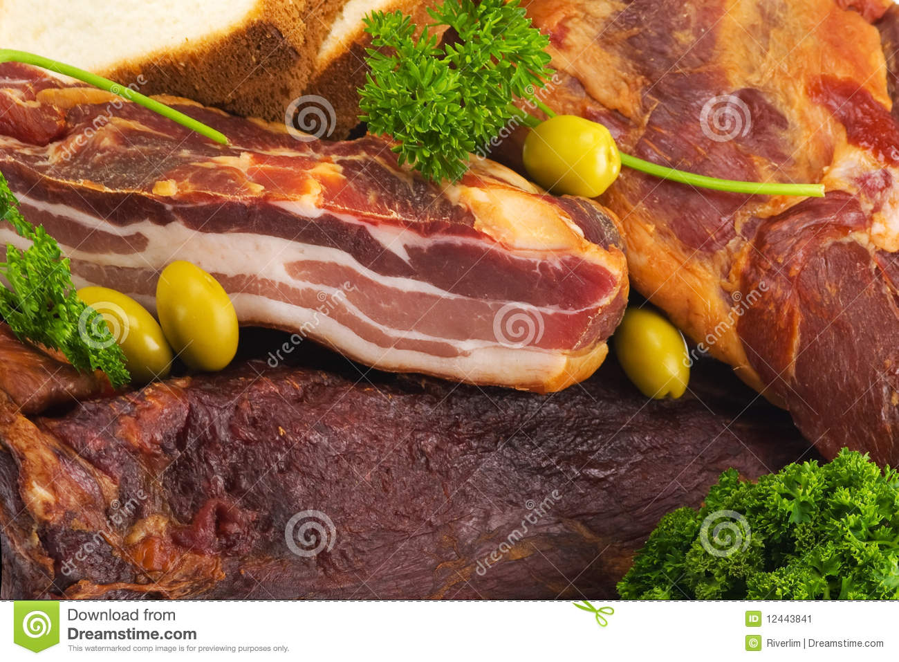 Dried Meat Stock Image   Image  12443841