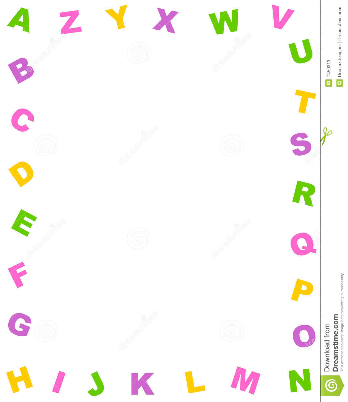 Galleries  Abc Clipart Black And White  School Clipart Border