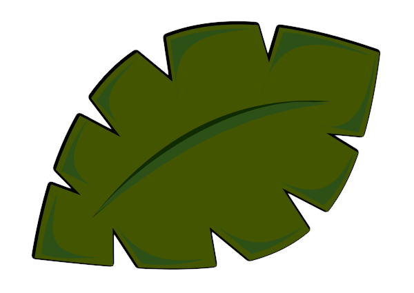 Jungle Leaves Clip Art