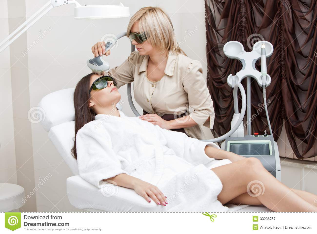 Laser Hair Removal Procedure Royalty Free Stock Photography   Image    