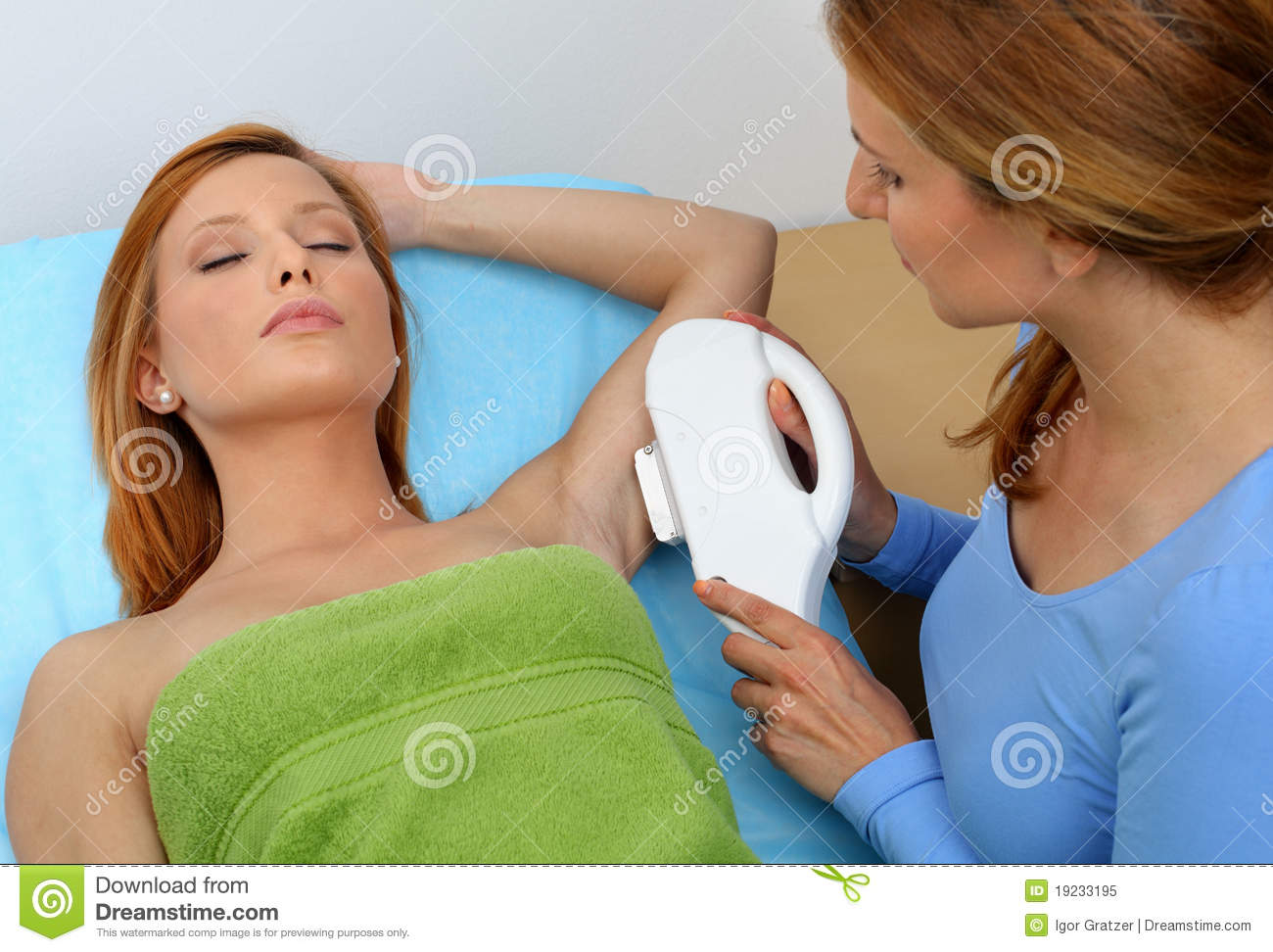 Laser Hair Removal Royalty Free Stock Photo   Image  19233195