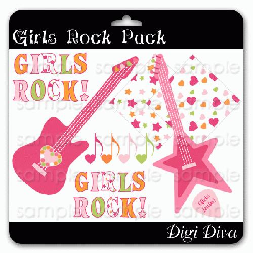 My Grafico  Girls Rock Clipart