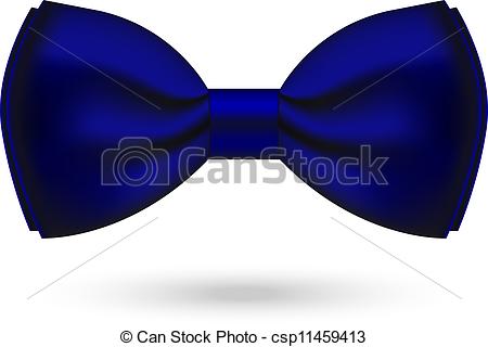 Of Vector Illustration Of Blue Bow Tie Csp11459413   Search Clipart