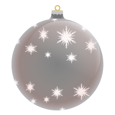 Silver Christmas Ornament Png Merry Christmas Ornament Blank