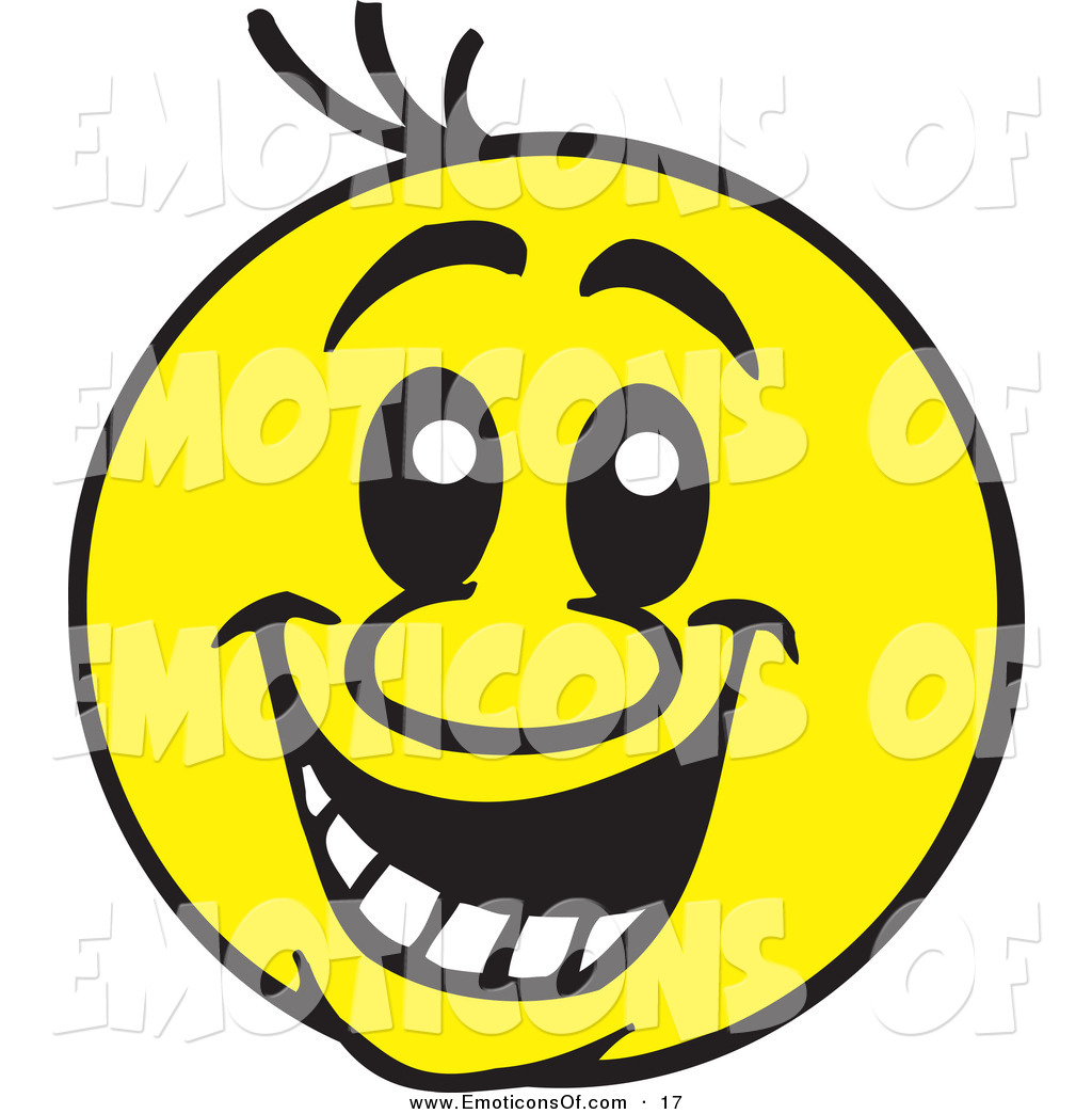 Smiley Face Clip Art Clip Art Vector Of A Big Friendly Yellow Smiley