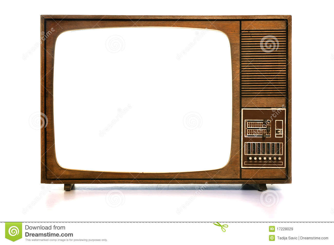 Vintage Tv Royalty Free Stock Images   Image  17228029