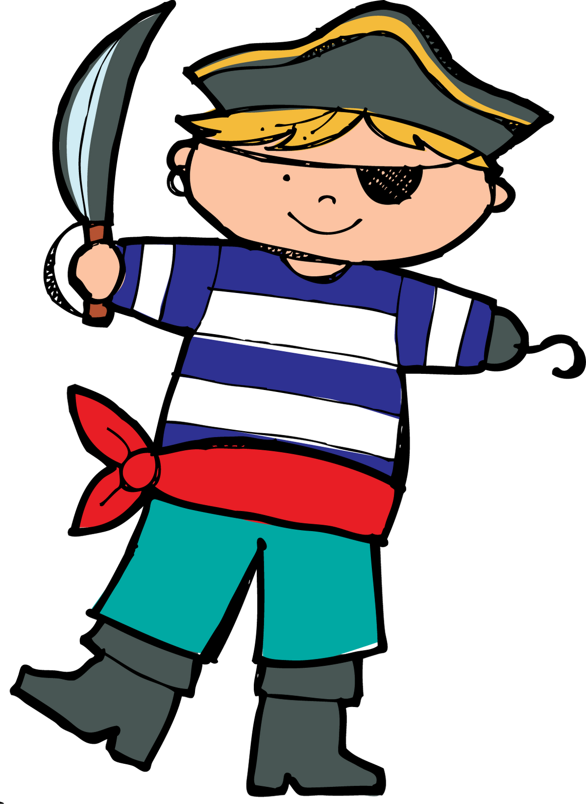 Boy Pirate Clipart It S Time To Think Pirates