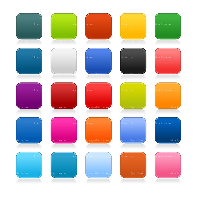 Clipart Empty Square Icons   Royalty Free Vector Design