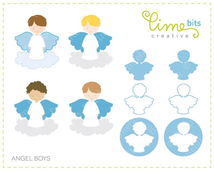 Cute Baby Angel Clipart Angel Boys Clip Art April 25