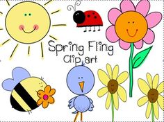 Downloaded And Added To Clip Art Folder  Spring Fling Clip Art More