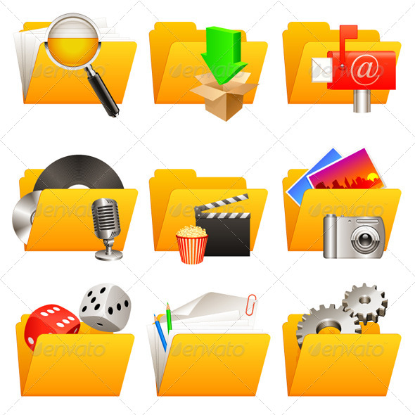 Folder Icons   Computers Technology