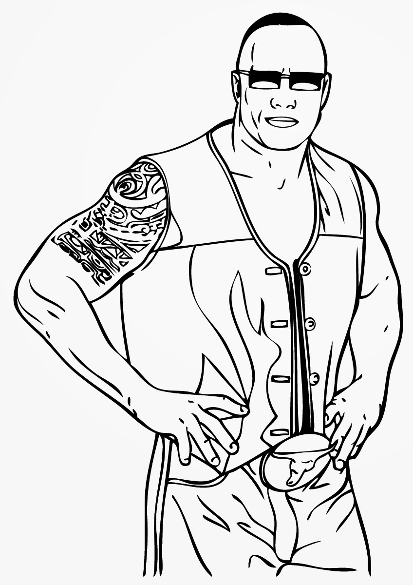 Great Wwe Coloring Pages For Your Children   Instant Knowledge