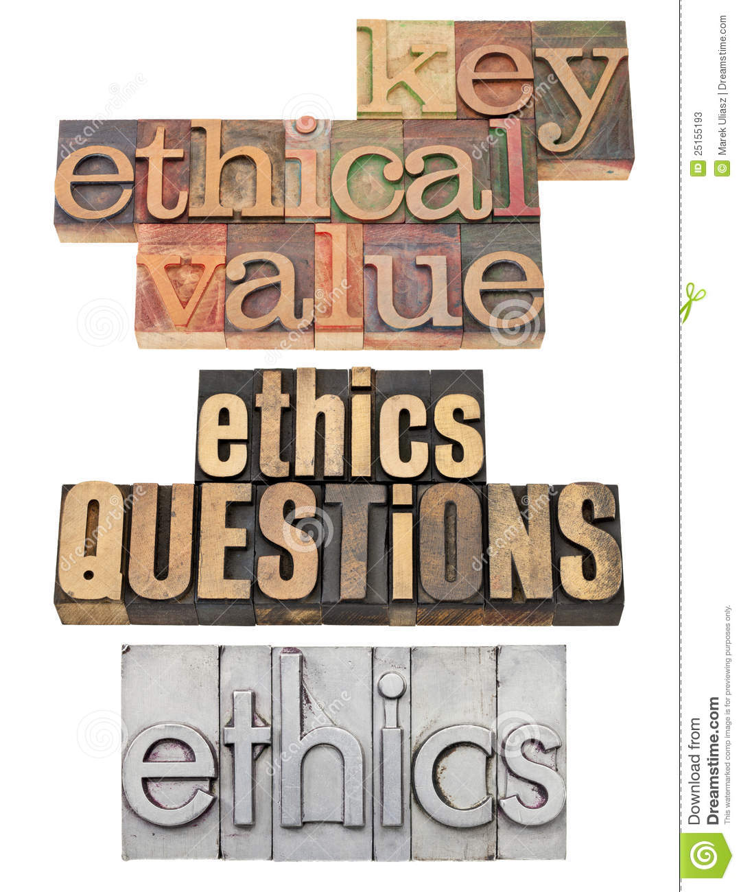 Key Ethical Value And Ethics Questions   Moral Dilemma Concept   A