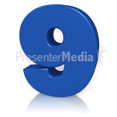 Number Nine   Presentation Clipart   Great Clipart For Presentations