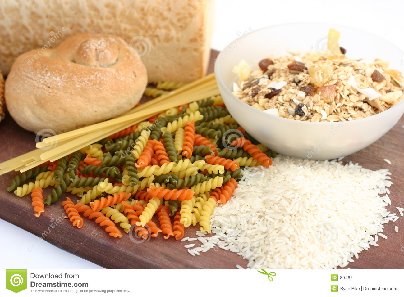 Pasta Rice Bread Cereal Stock Photography   Image  89462