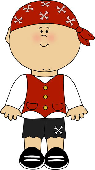Pirate Boy Clip Art Image   Little Pirate Boy In Pirate Clothing And