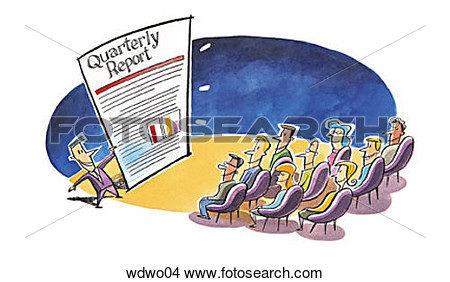 Quarterly Report View Large Illustration