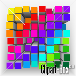 Related Colorful Square Background Cliparts