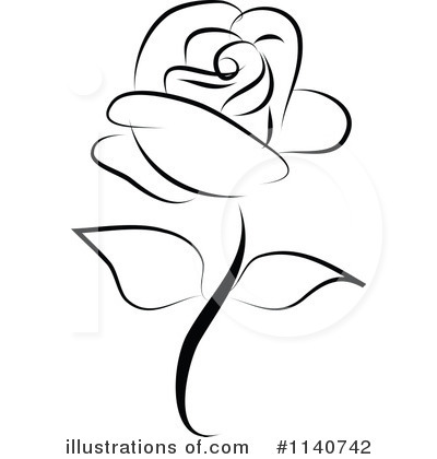 Rose Clipart  1140742   Illustration By Vitmary Rodriguez