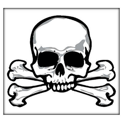 Skull With Crossbones   Clipart Best