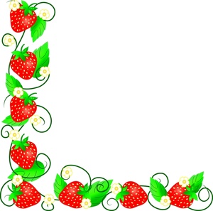 Strawberry Clipart Border   Clipart Panda   Free Clipart Images