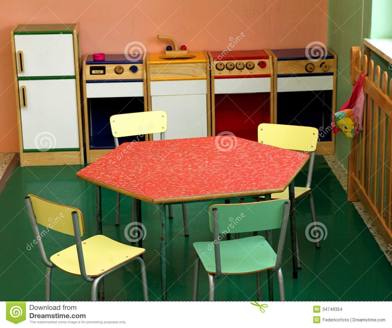 Table Toys Clipart Toy Kitchen And Table And