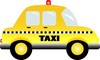 Taxi Clipart Image Yellow Cab
