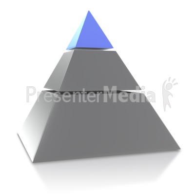 Three Point Pyramid   Education And School   Great Clipart For