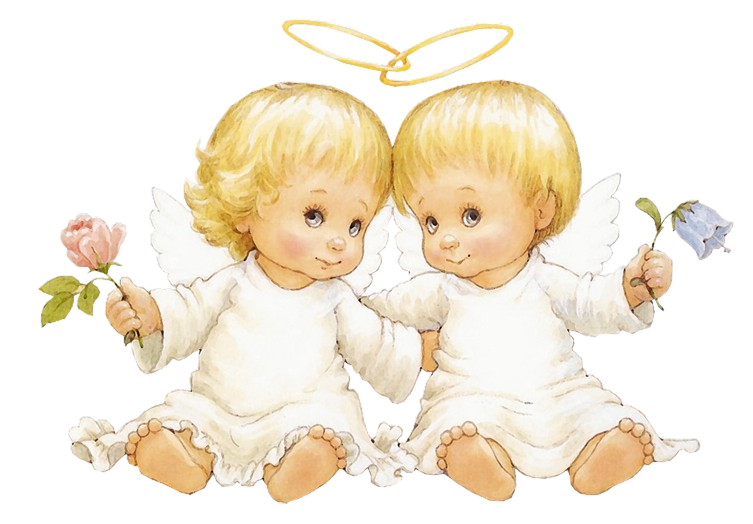 Two Baby Angels With Flowers Free Clipart By Joeatta78 On Deviantart